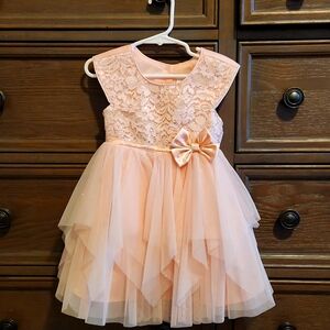 Pink Sparkle Toddler Dress